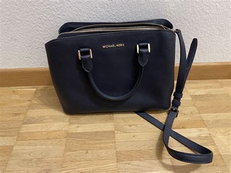 michael kors tasche dunkelblau|michael kors tragetasche.